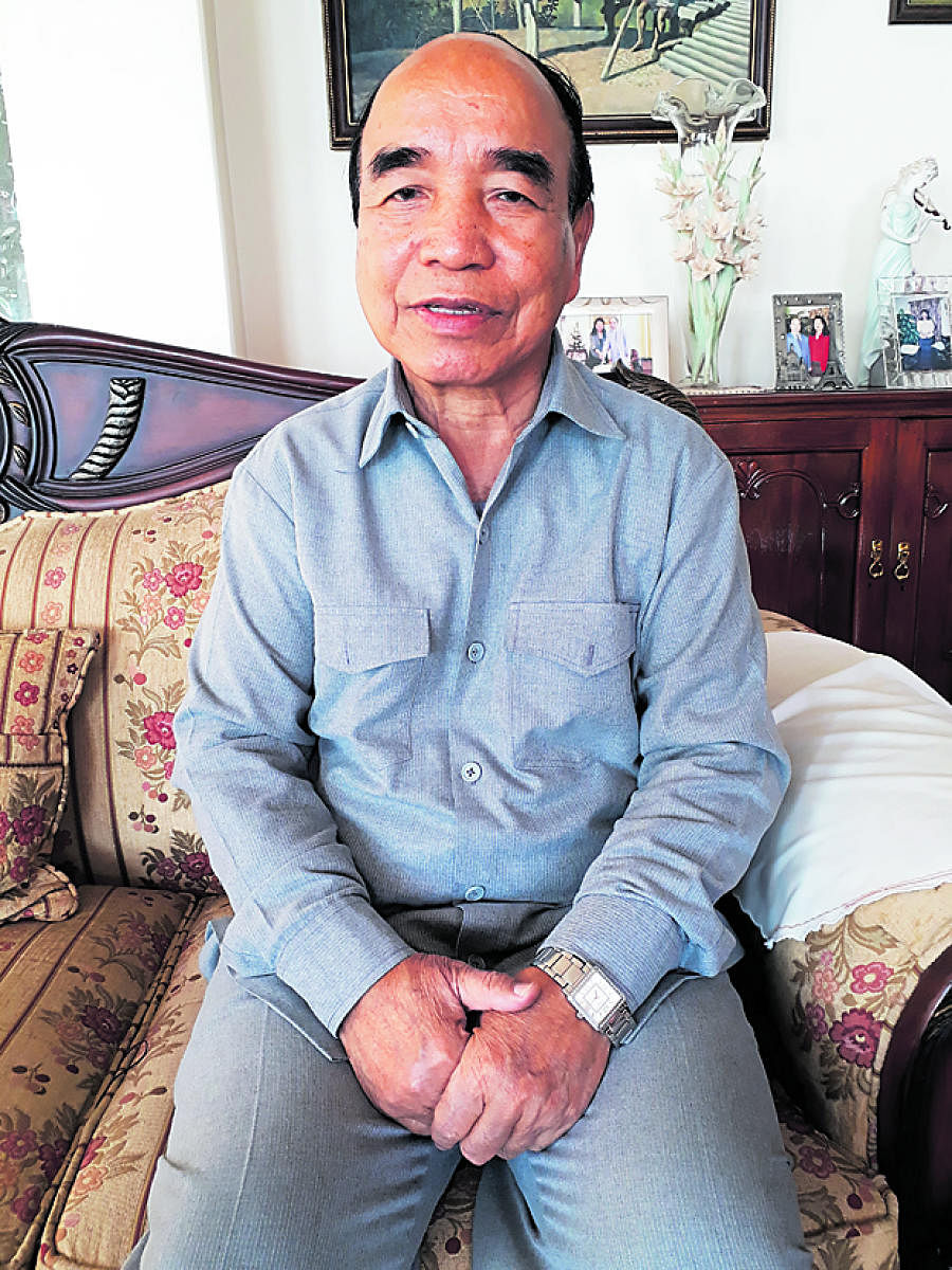 Former Mizoram chief minister Zoramthanga.