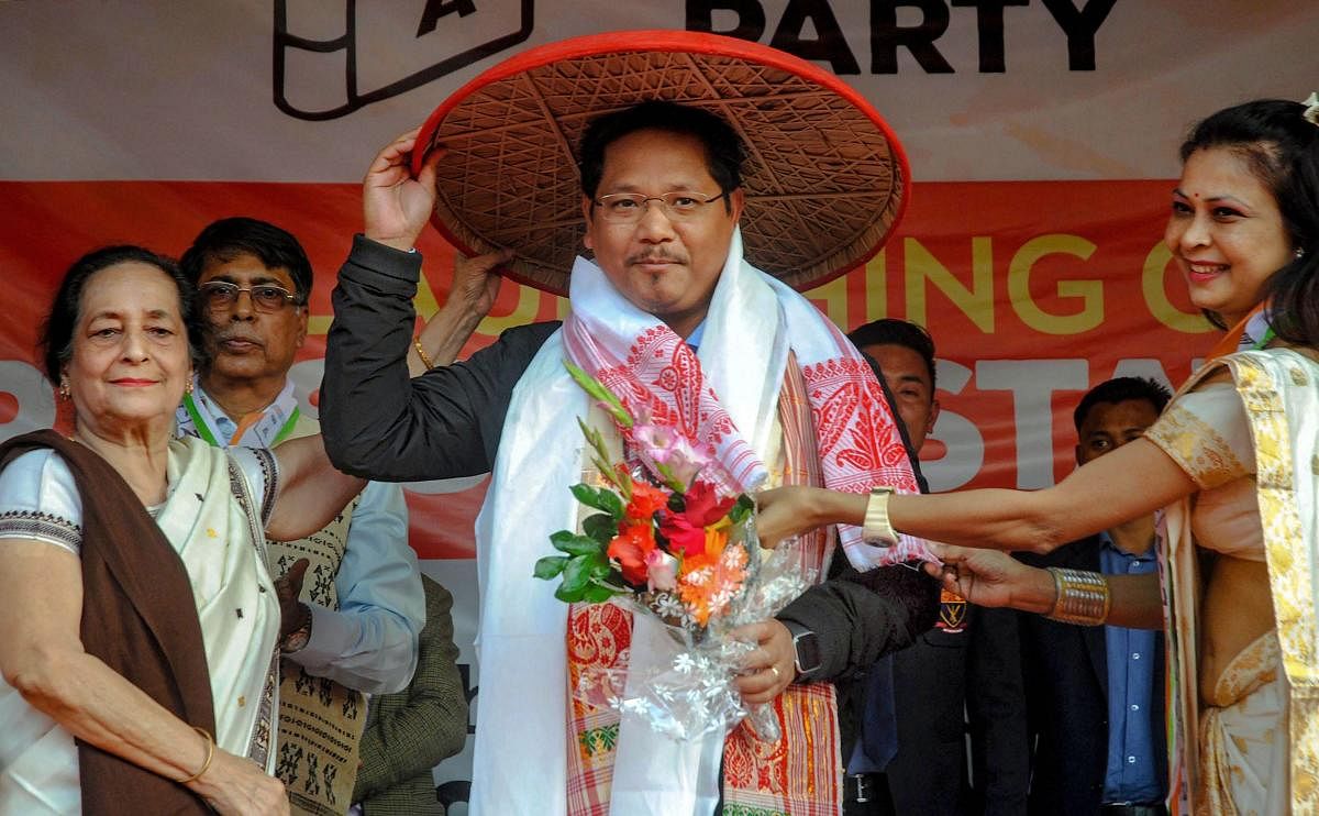 National People's Party supremo and Meghalaya Chief Minister Conrad K Sangma. (PTI File Photo)