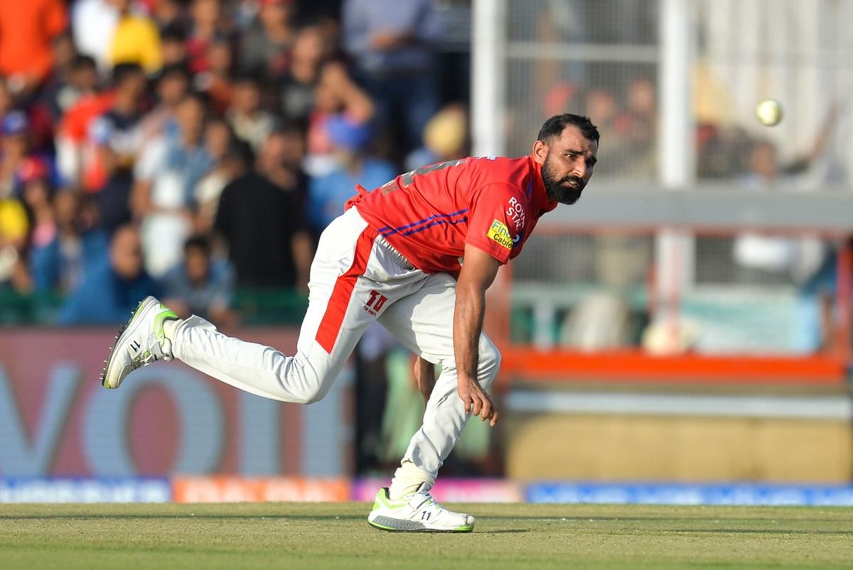 After leaking 43 runs in his previous game against RCB, Kings XI Punjab's lead pacer Mohammed Shami will be gunning for an improved show against Rajasthan Royals. AFP