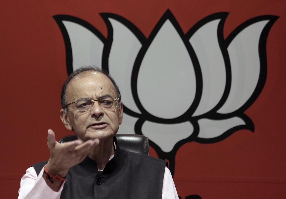 In a series of tweets, Jaitley said, "In Rahul Gandhi's politics, the Right to Free Speech includes the Right to Falsehood". PTI File photo