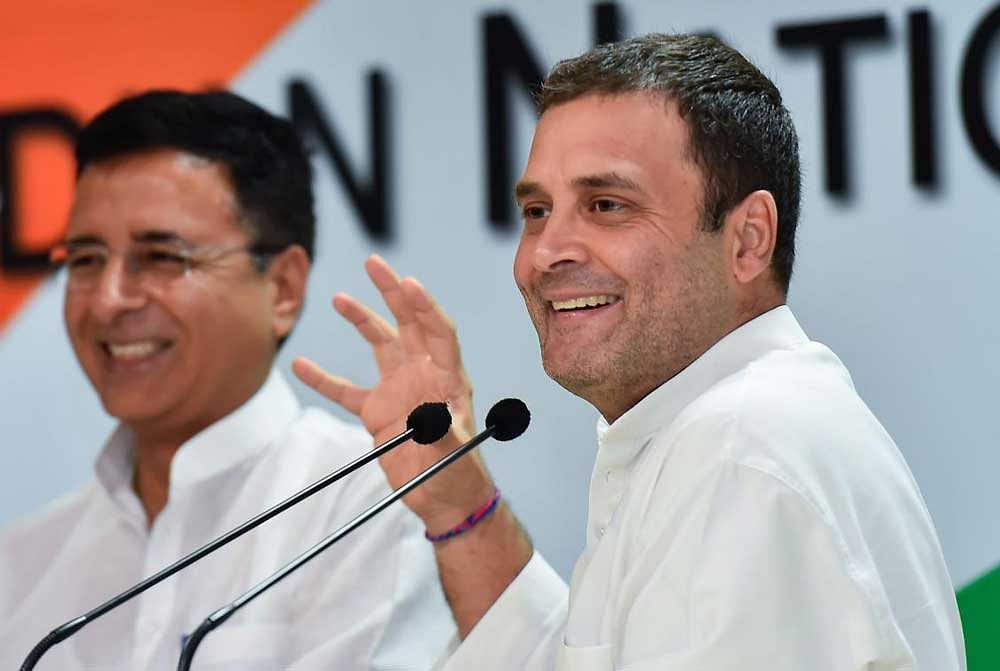 Congress president Rahul Gandhi’s announcement of a minimum cash transfer of Rs 6,000 per month to five crore poor families under the NYAY scheme showed that the BJP no longer has the comfort of setting the agenda on the issue of poverty in the campaign. (PTI File Photo)