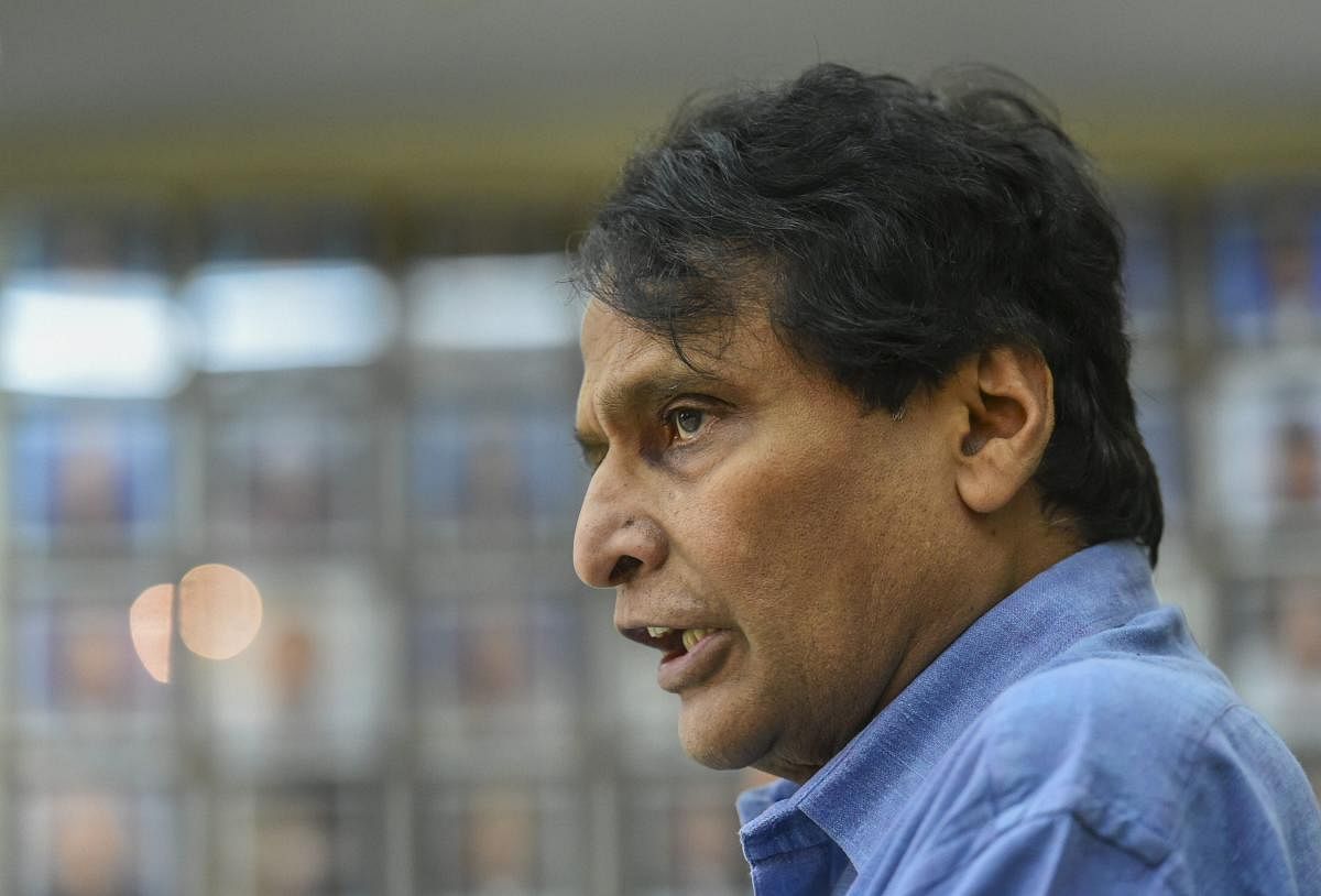 Civil Aviation Minister Suresh Prabhu has called for a review of issues related to struggling Jet Airways, including rising fares and flight cancellations. PTI photo