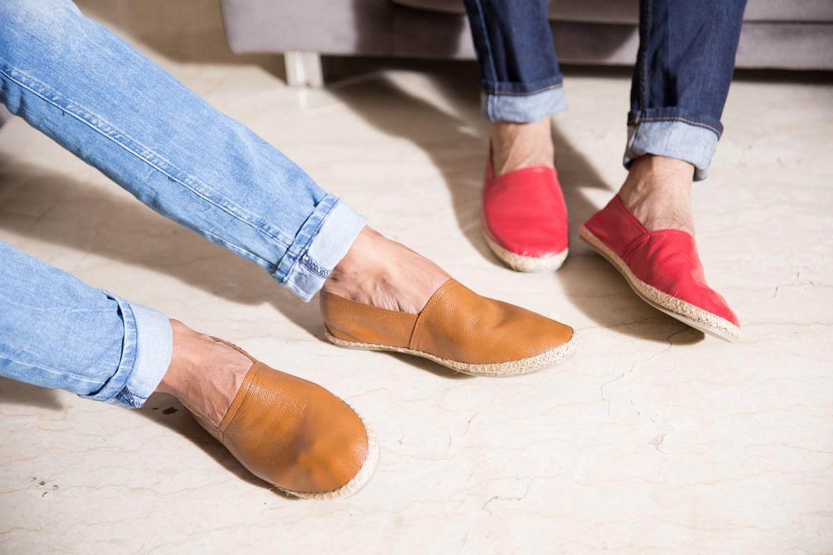 Men can team chinos with a pair of loafers to instantly score points for comfort and style.