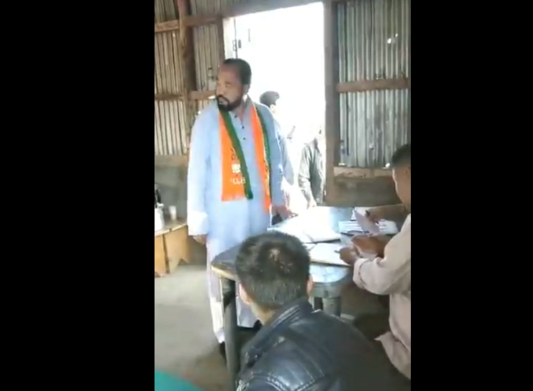 The Congress has filed an FIR against Nagaland Deputy Chief Minister Y Patton for allegedly violating the model code of conduct during the April 11 Lok Sabha poll in the state. Screen grab