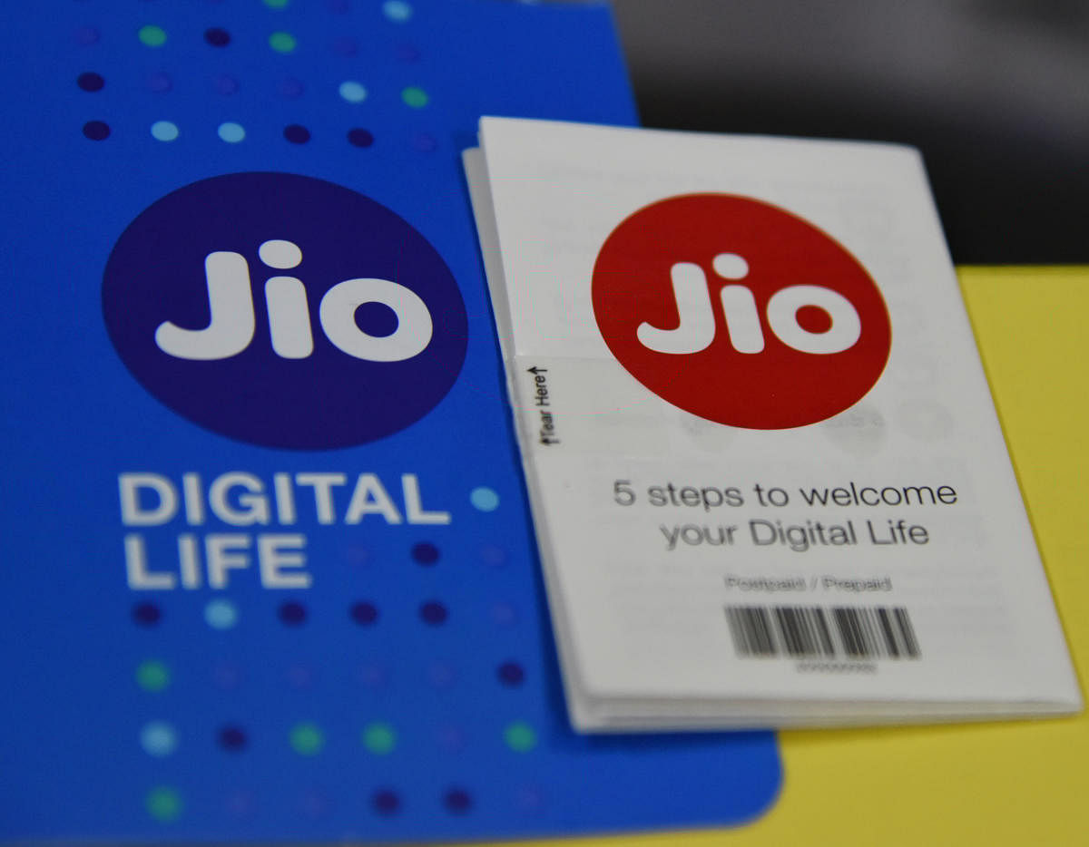 The operating revenue of Reliance Jio jumped 92.7 per cent to Rs 38,838 crore for 2018-19, as against Rs 20,154 crore in 2017-18. File photo