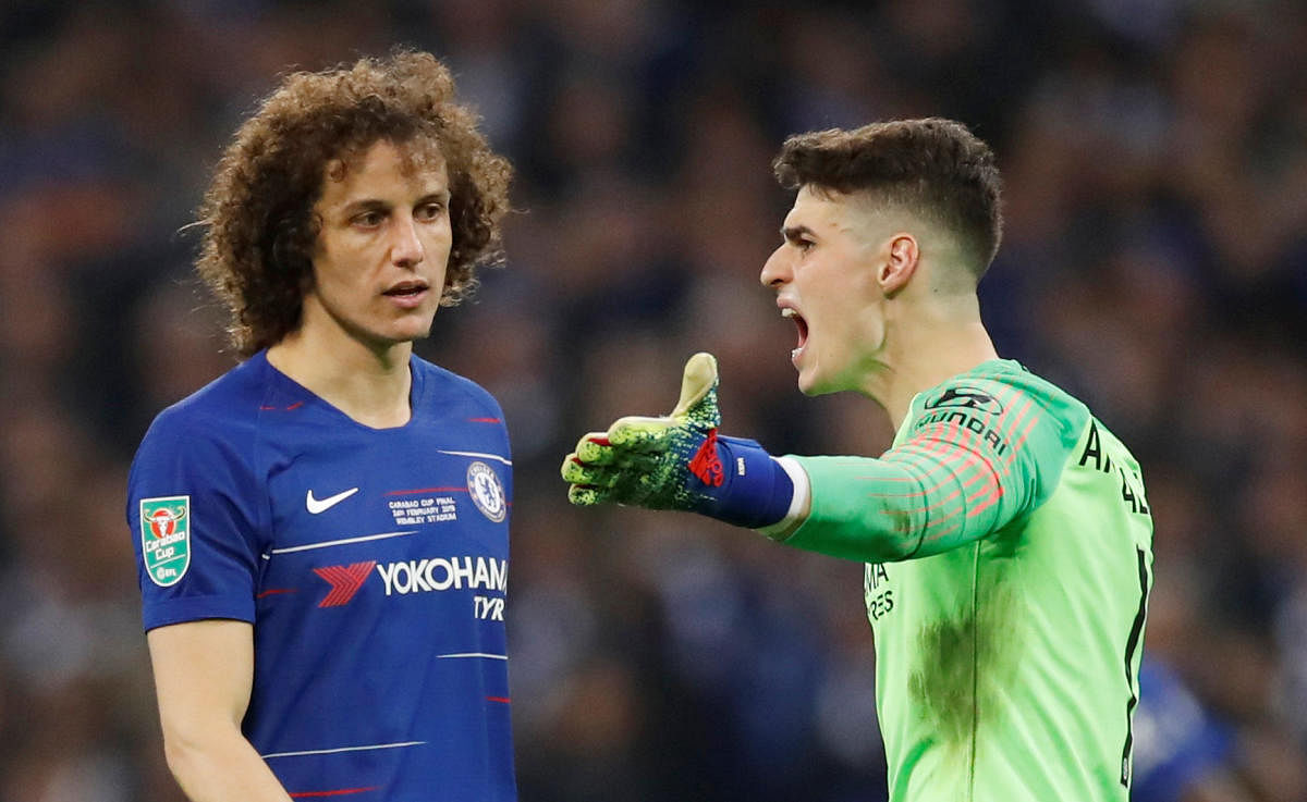 It would be interesting to see if Chelsea coach Maurizio Sarri names keeper Kepa Arrizabalaga (right) in the starting XI for the all-important league clash against Spurs on Wednesday. REUTERS 