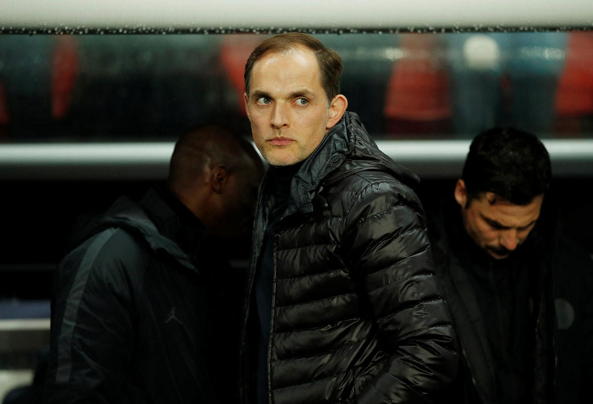 Paris St Germain coach Thomas Tuchel. Reuters