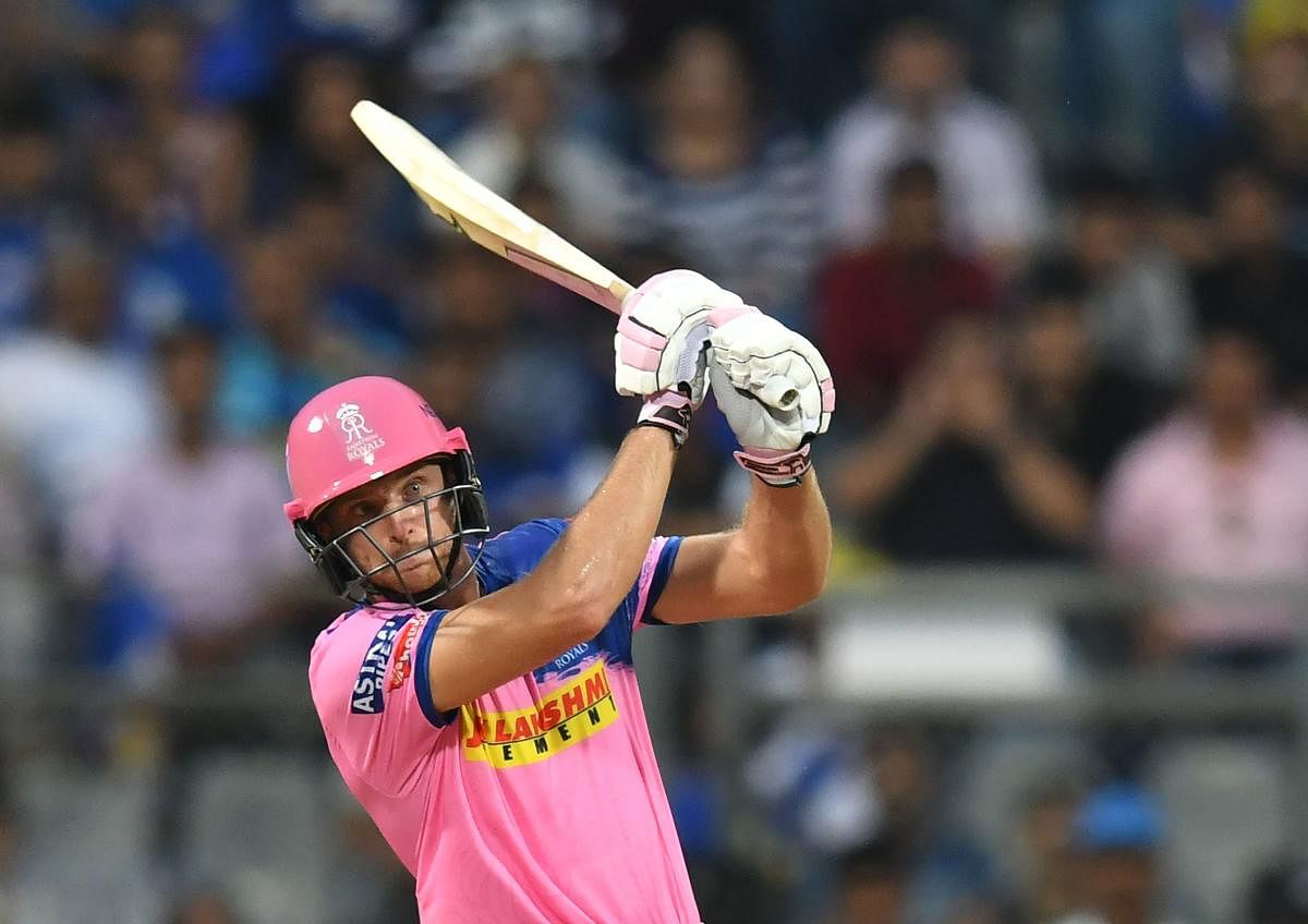IN FINE TOUCH: Rajasthan Royals would want their in-form batsman Jos Buttler to fire against Mumbai Indians. AFP File Photo