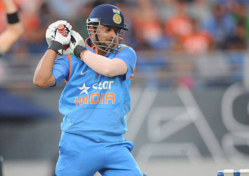 Left-handed batsman Suresh Raina is the lone Indian in the short list of four players from all countries to have scored a century in the ICC World T20 Championship's brief history whose fifth edition is set to commence in Bangladesh from Sunday. AP File Photo