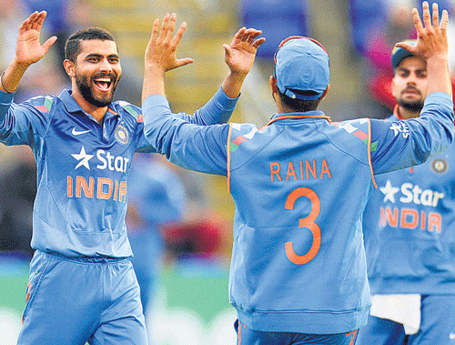 Ravindra Jadeja and Suresh Raina were two standout performers for India in the second ODI . REUTERS