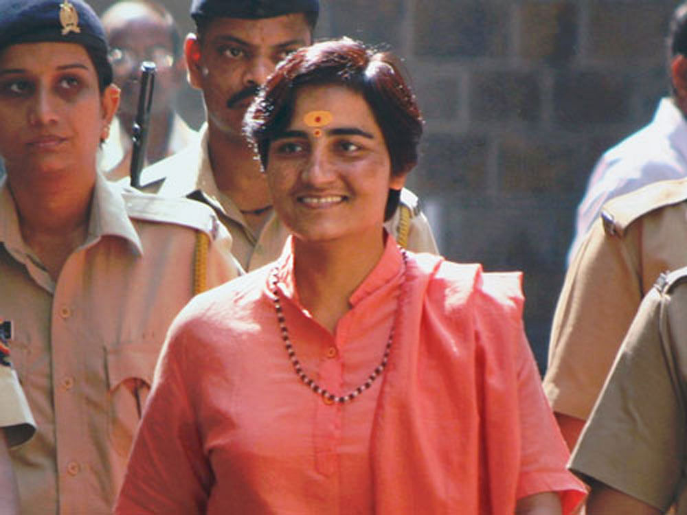 Facing trial in the 2008 Malegaon blasts case, Sadhvi Pragya Singh Thakur has moved the high court against the special NIA court order permitting the victim's family to assist the prosecution in the trial. file photo