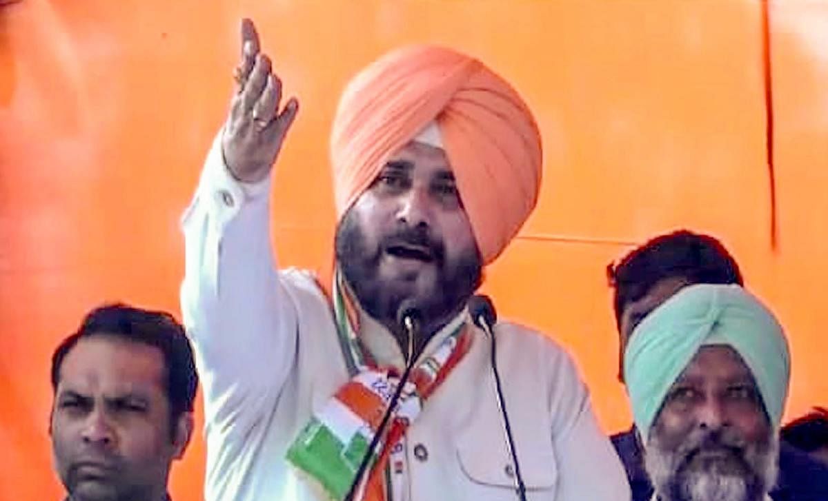 Sidhu also described PM Modi as "nikamma" (useless) and said he should stop harping on the issue of nationalism to garner votes and talk about the matters of national interest. PTI File photo