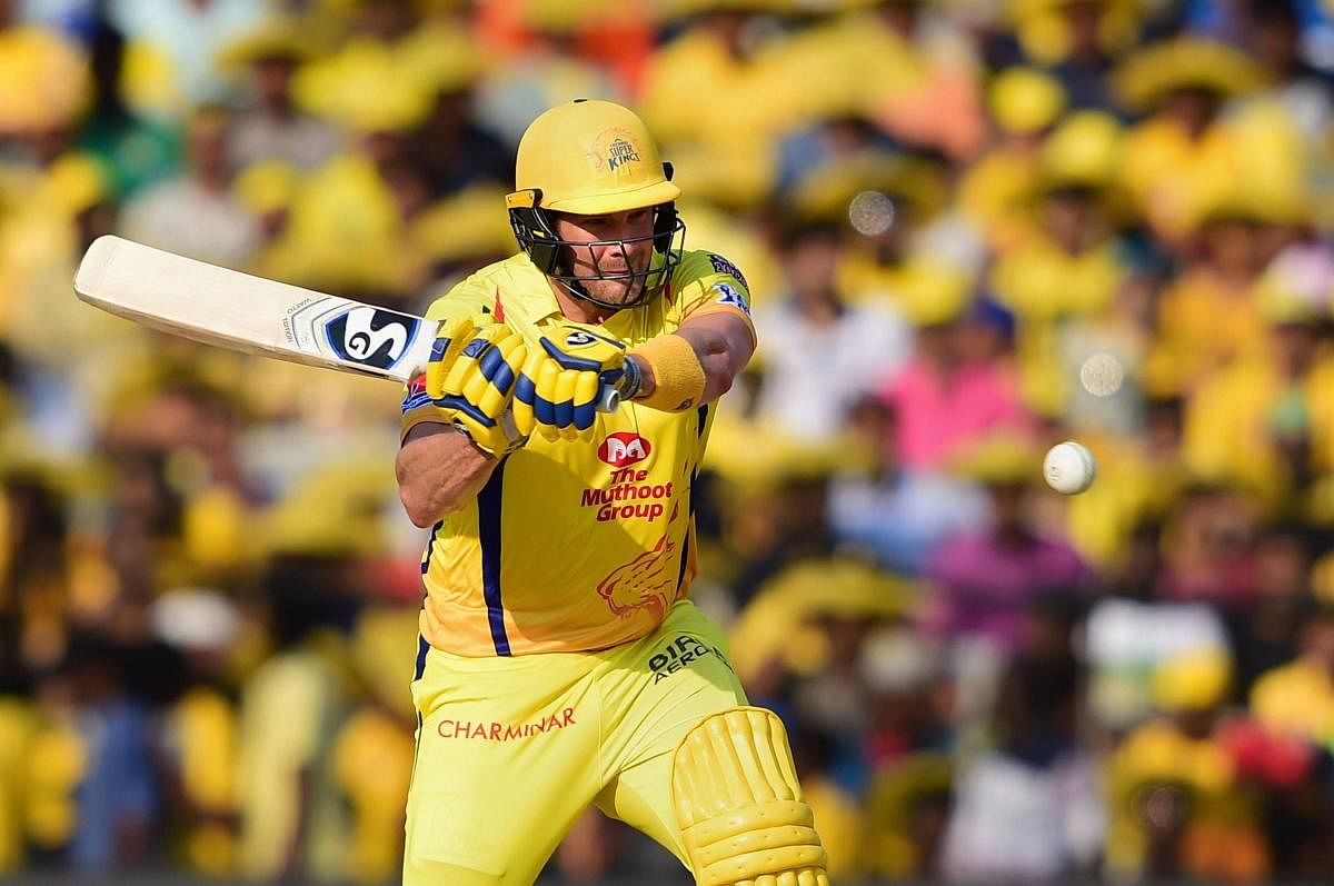 Opener Shane Watson's poor form has been a cause of concern for the Chennai Super Kings this season. PTI