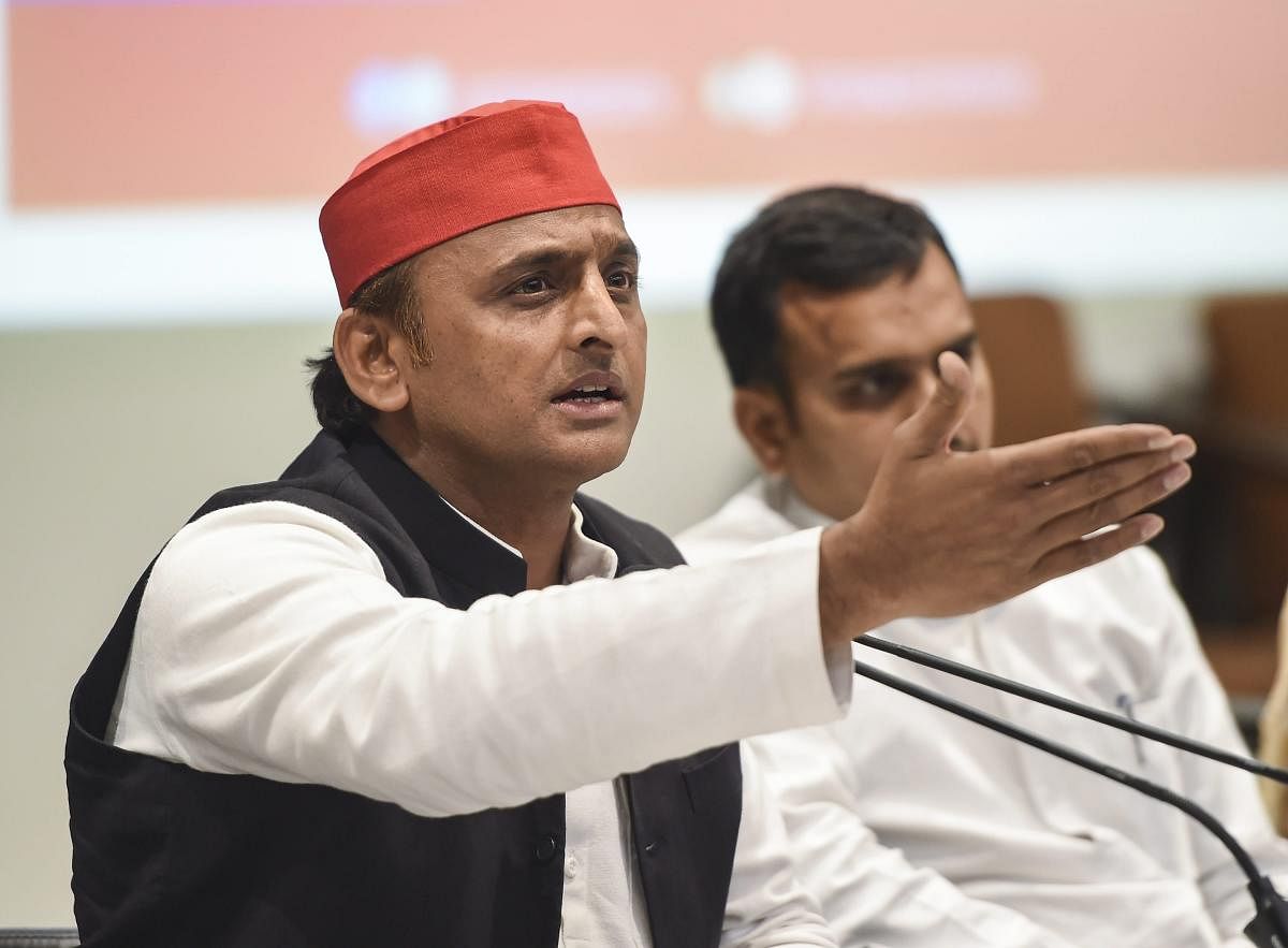 Akhilesh also sought a special court to ''try'' people like Adityanath, who, he said would never stop making derogatory comments on their rivals. (PTI Photo)
