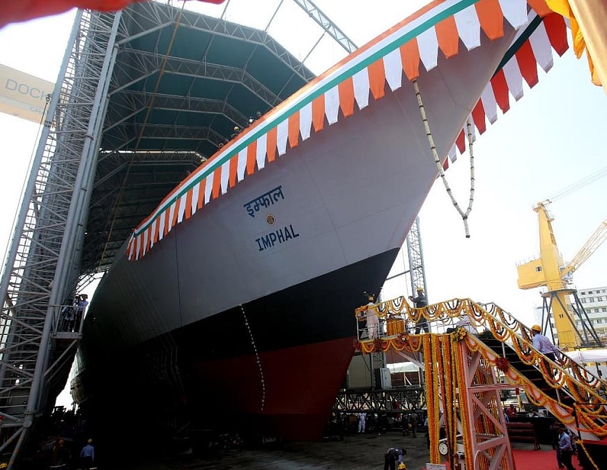 Warship 'Imphal' unveiled today, Manipur CM meets Navy officials