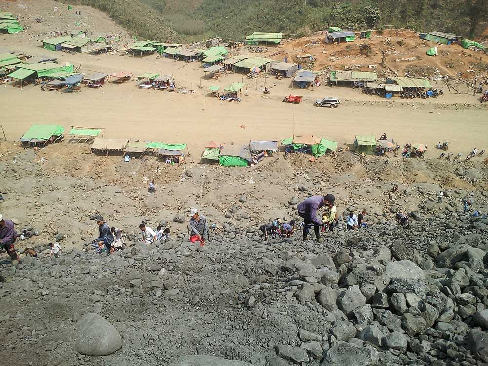 Deadly landslides and other accidents are common in the poorly regulated mines of Hpakant. File photo