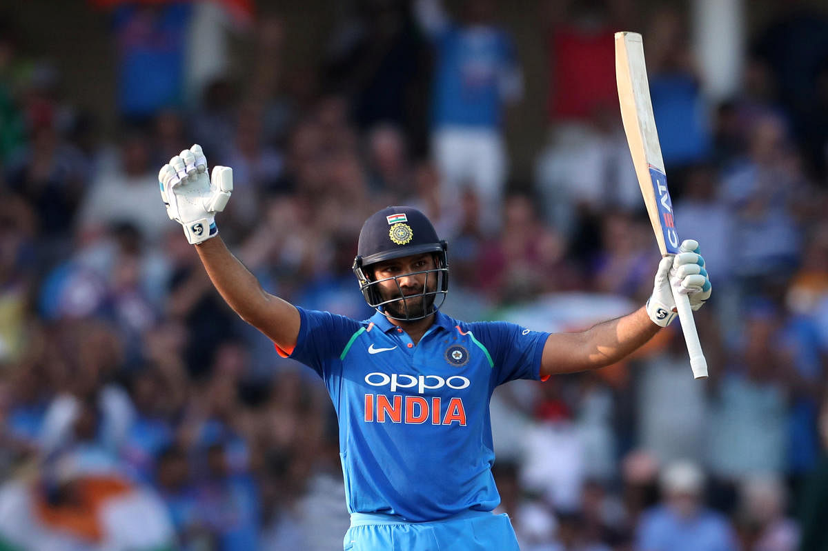 Rohit Sharma, to the delight of the many India fans in a sun-drenched capacity crowd of over 17,000, then made an unbeaten century as the tourists won by eight wickets with a mammoth 59 balls to spare. Reuters Photo