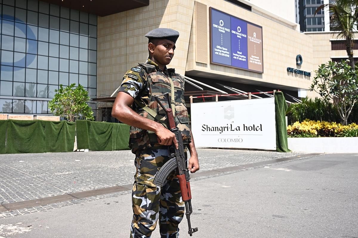 Two Kannadigas were at breakfast at the Shangri-La Hotel in Colombo when a bomb went off, killing them.