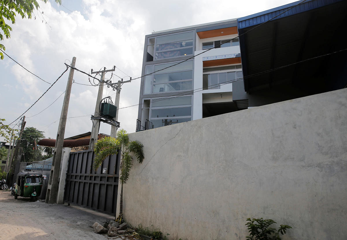 An exterior view of the copper factory owned by Inshaf Ibrahim, a key player in the suicide attacks on Easter Sunday, in Colombo, Sri Lanka, April 25, 2019. (REUTERS)