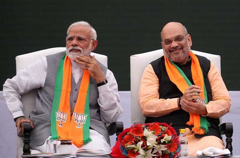 The Modi-Shah duo is singularly distinct, even by the standards of previous National Democratic Alliance governments. AFP file photo