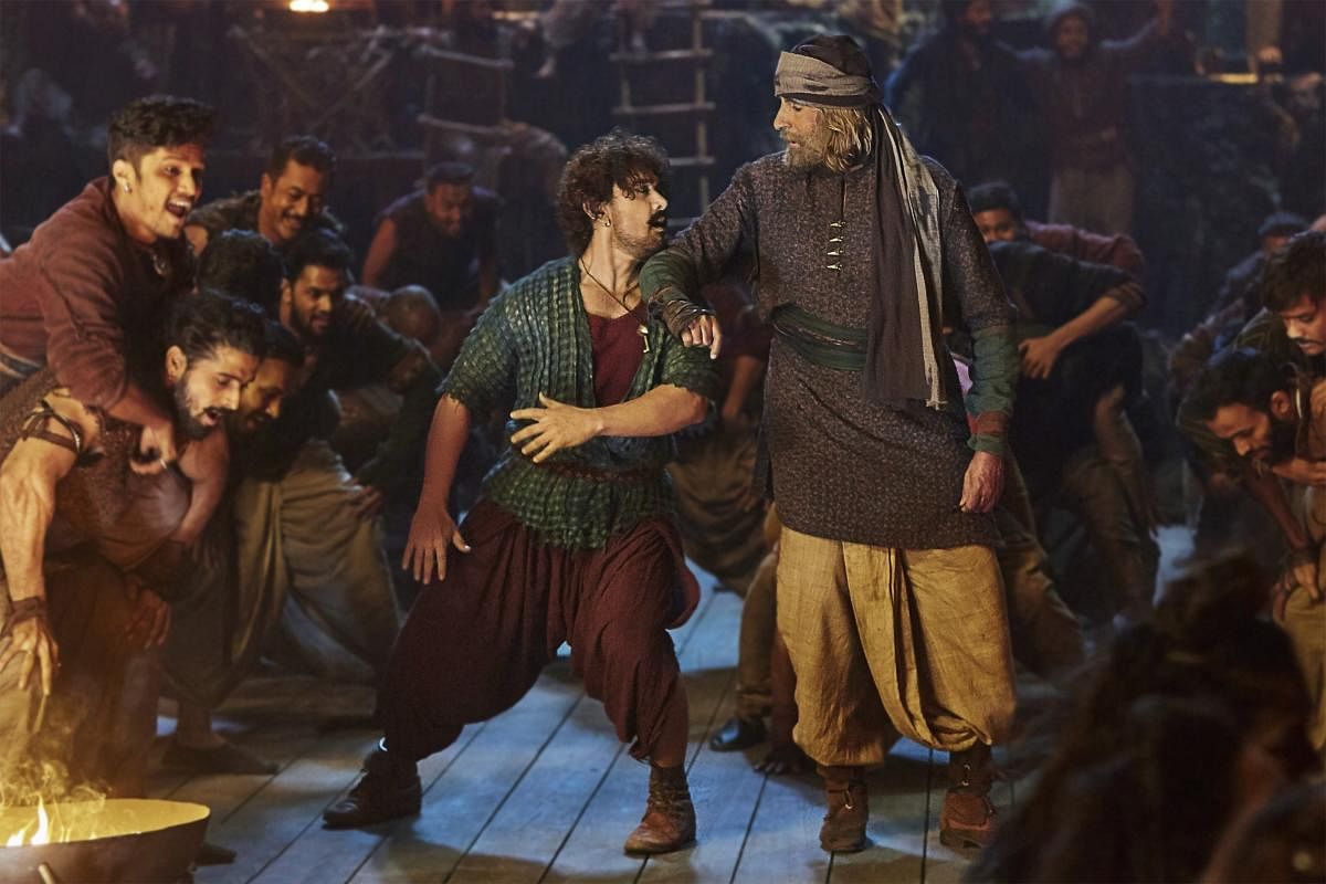 Con Khan? Aamir Khan in ''Thugs Of Hindostan'.