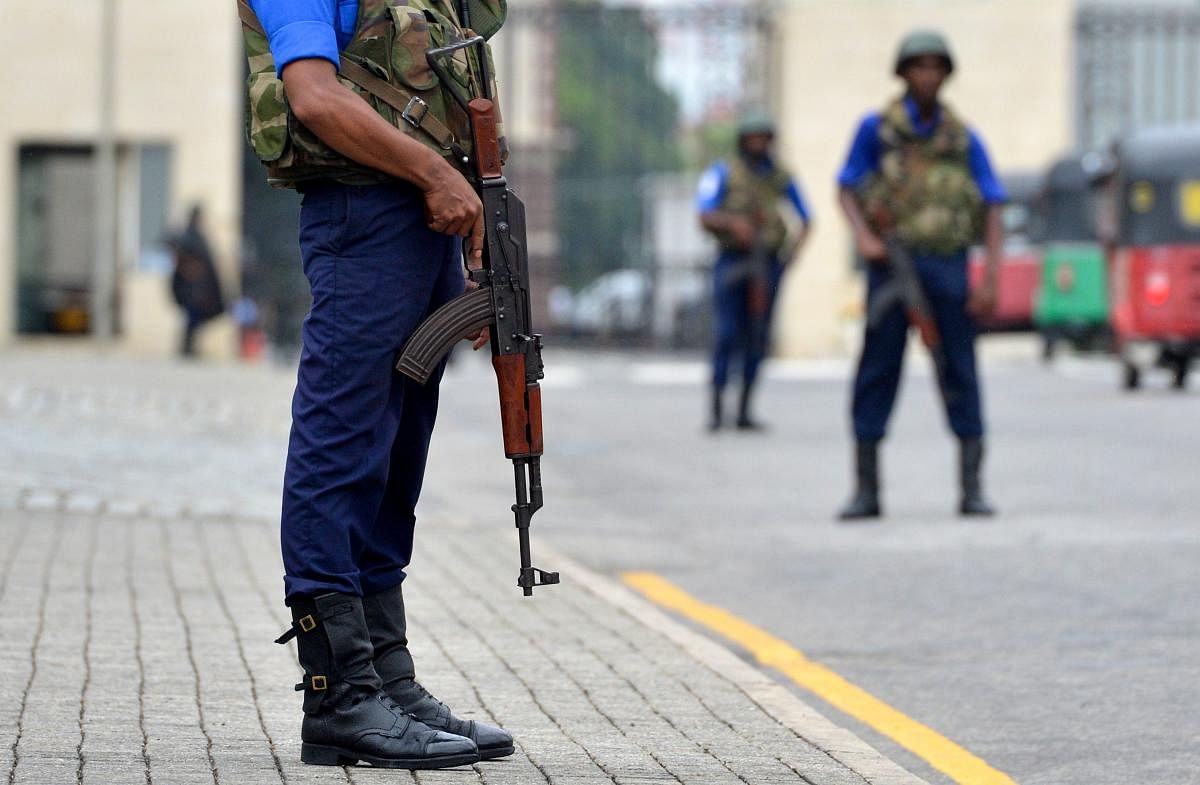 "Terrorist groups continue plotting possible attacks in Sri Lanka," the State Department said, adding that terrorists may attack with little or no warning, targeting tourist spots, religious places other public areas. AFP File photo