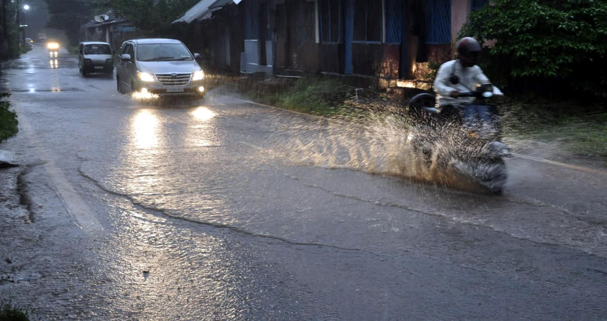 The district administration has issued a clarification in public interest saying that incessant rains in Kodagu last year had nothing to do with any volcanic eruptions. (DH File Photo)