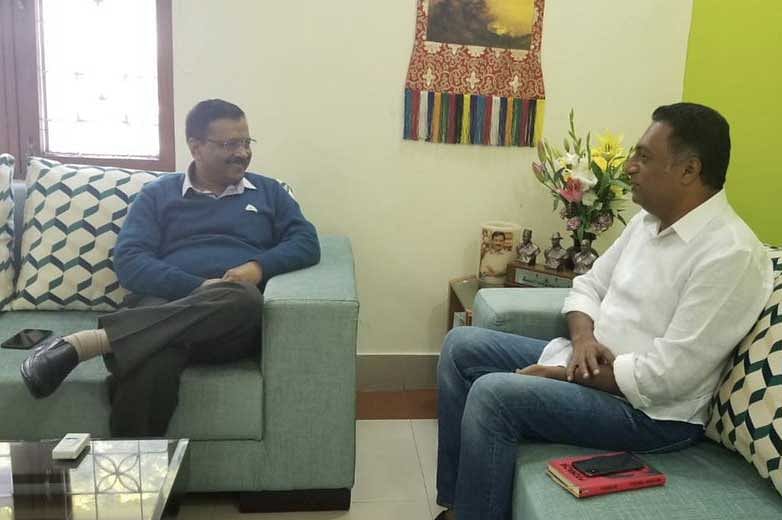 The actor, who has been vocal about his views on the Bharatiya Janata Party-led government at the Centre, met the chief minister at his official residence in the Civil Lines.