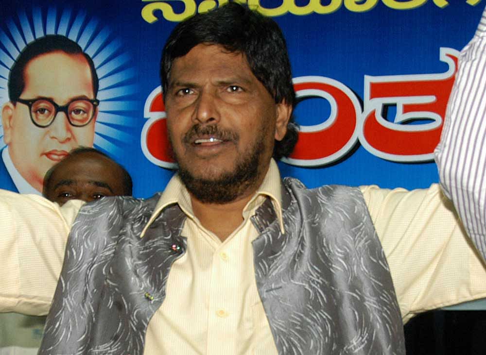 RPI (A) president and Union Minister for Social Welfare Ramdas Athawale. DH File photo