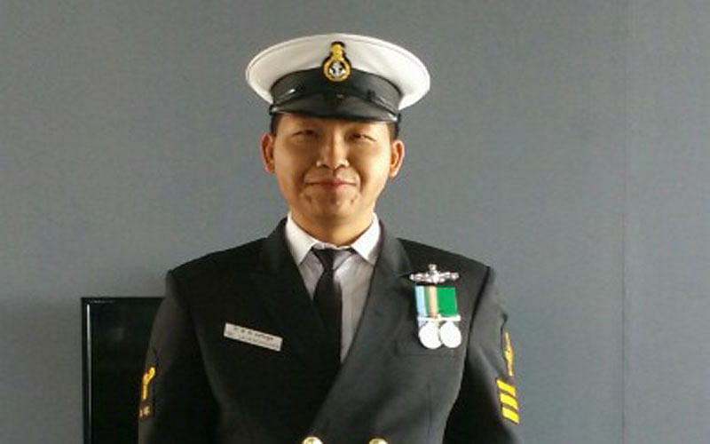Former Navy sailor from Mizoram TBC Lalvenchhunga. DH photo 