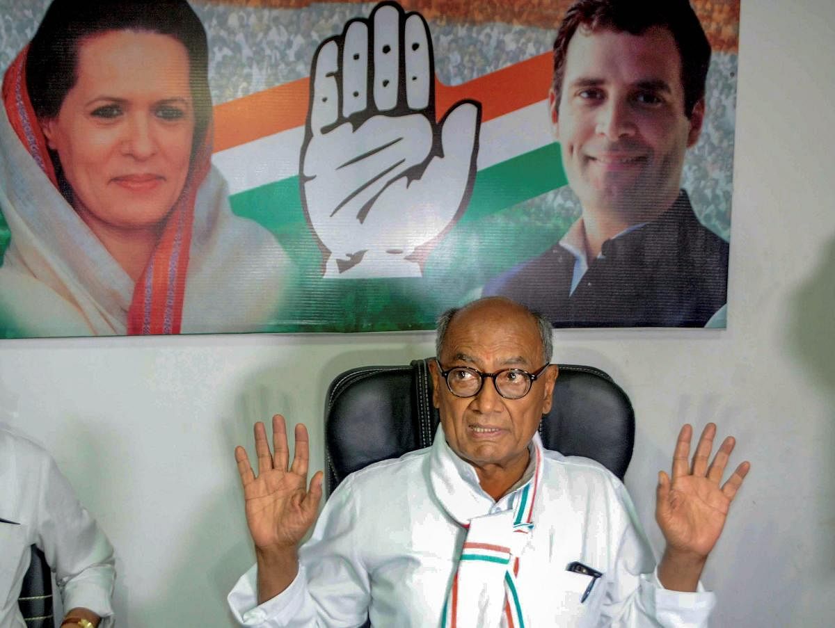 Senior Congress leader Digvijaya Singh on Monday said that I am ready to contest from any seat the party chooses for me. PTI file photo