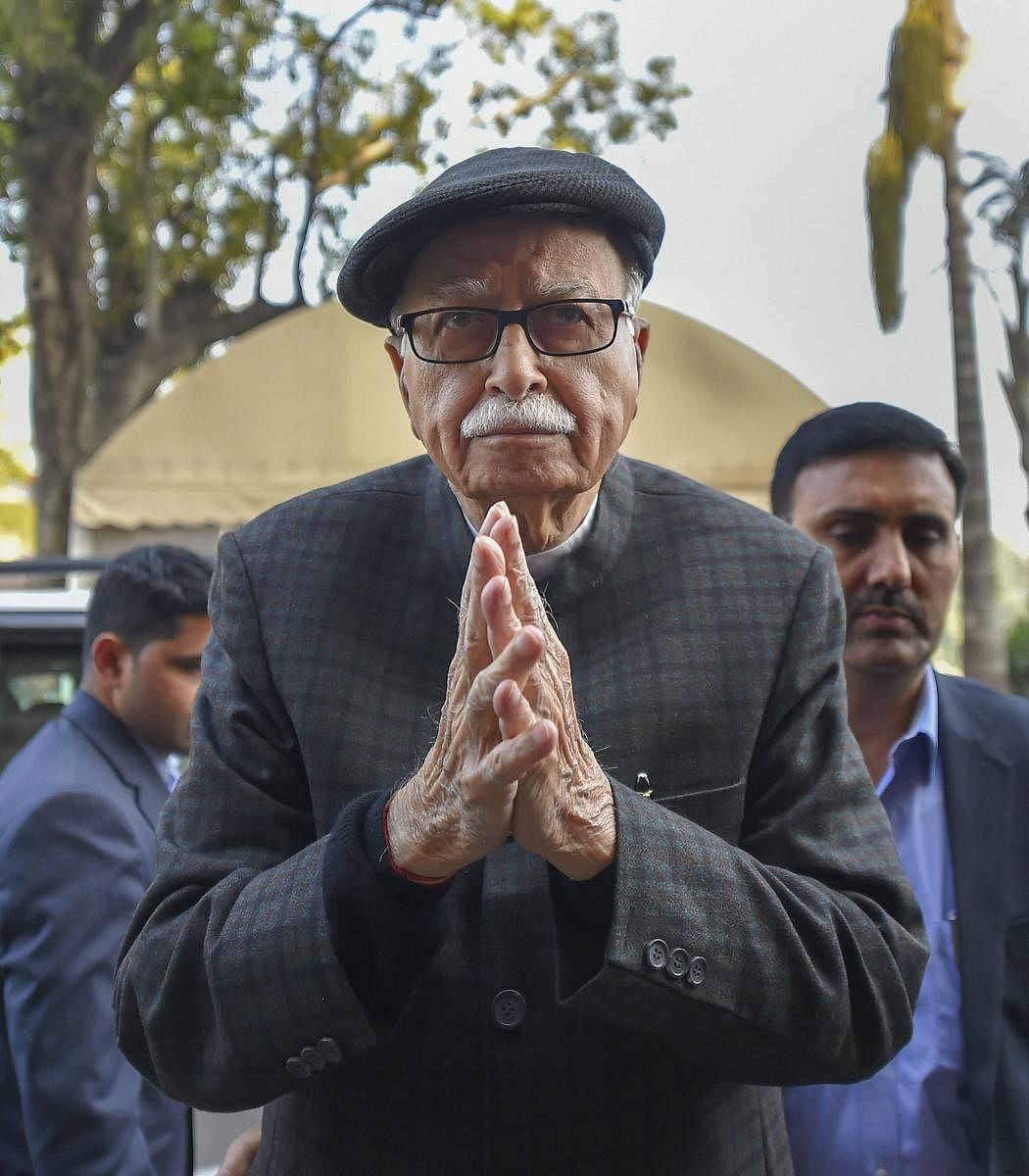 The 91-year-old, who served as home minister and deputy prime minister of the country, has won the Lok Sabha election from Gandhinagar seat six times. PTI File Photo