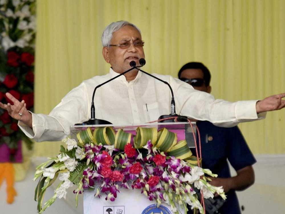 Nitish, who first became a Union Minister in 1989 in VP Singh-headed National Front Government, and has, since then, served either as a minister at the Centre or as a Chief Minister, has moveable assets worth Rs 16 lakh. (PTI File Photo)
