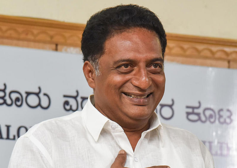Prakash Raj, a vocal critic of the Narendra Modi government who also contested from Bengaluru Central Lok Sabha seat this time as an independent candidate, will also address a meeting of south Indian voters seeking their support for AAP candidates. (DH File Photo)