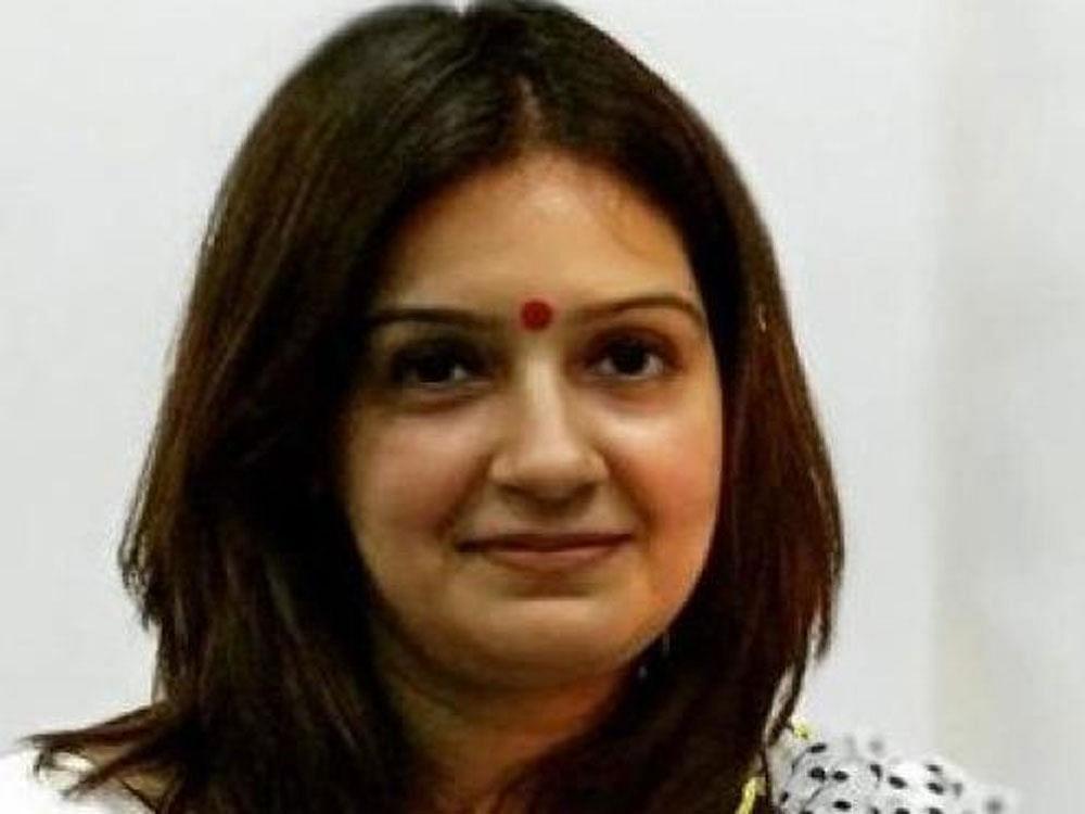 Congress spokesperson Priyanka Chaturvedi. File photo