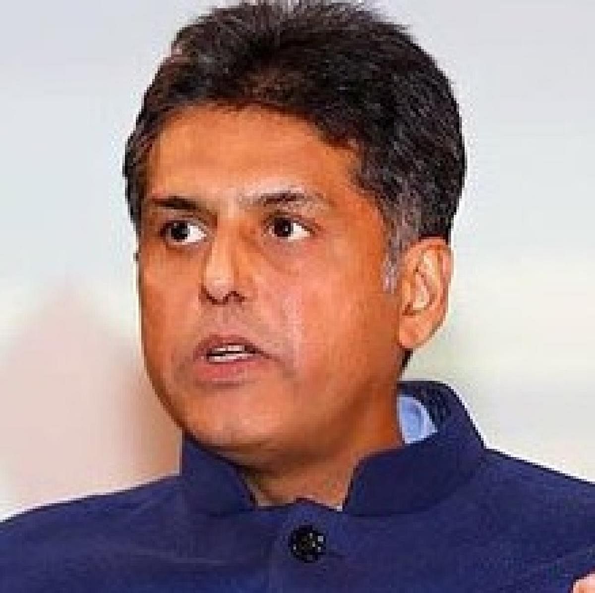 Tewari, who is the Congress candidate from Anandpur Sahib, said the Lok Sabha elections are a "referendum" on the "non-performance" of the NDA government at the Centre. File photo