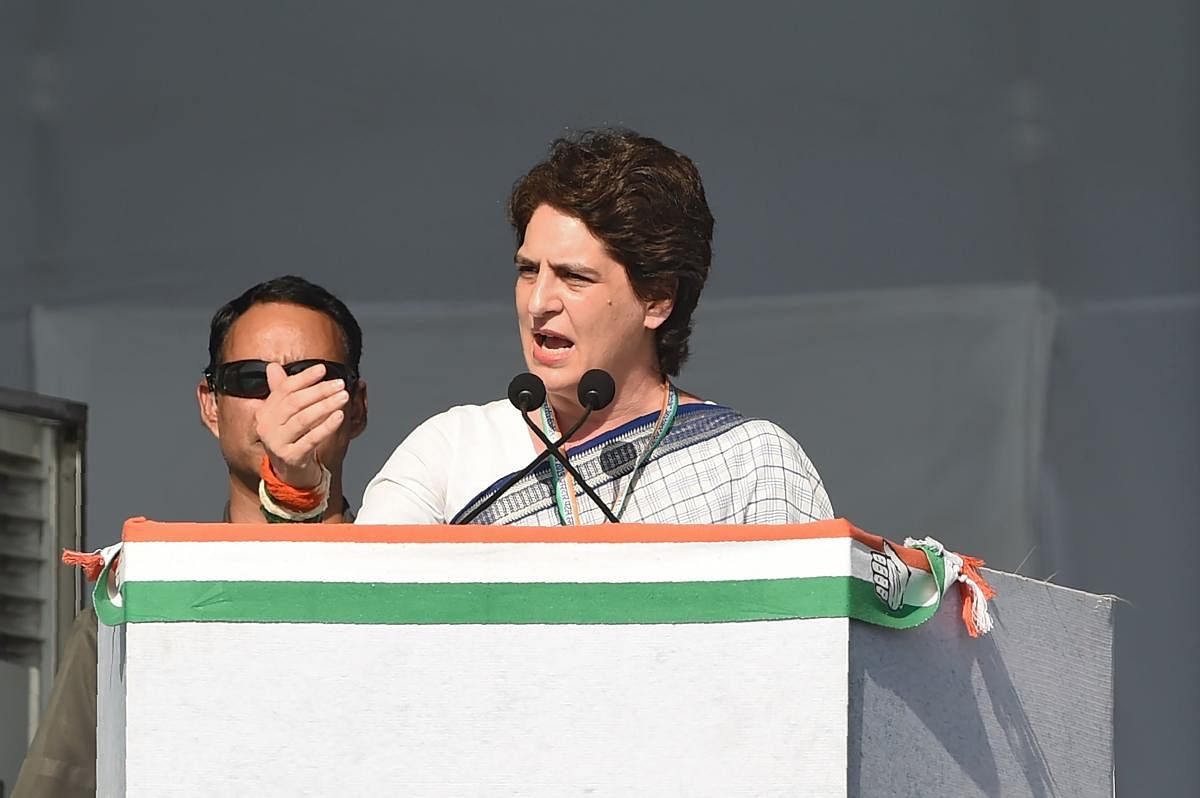 Addressing a series of meetings during her roadshow in Ayodhya, Priyanka also accused Modi of ''paying little attention'' to the people in his Lok Sabha constituency of Varanasi. (AFP File Photo)