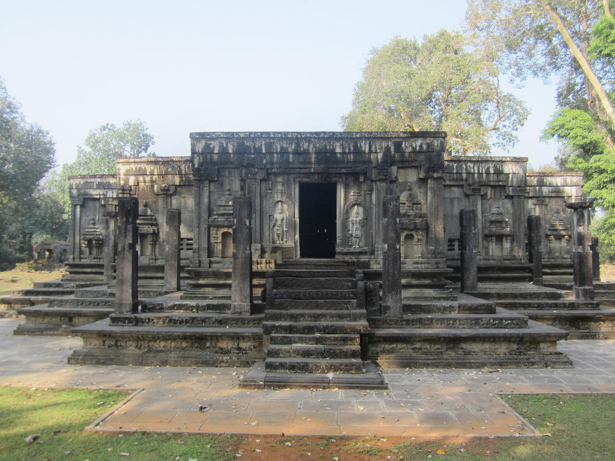 Priceless past Jain Basadi, Gerusoppa, Uttara Kannada.