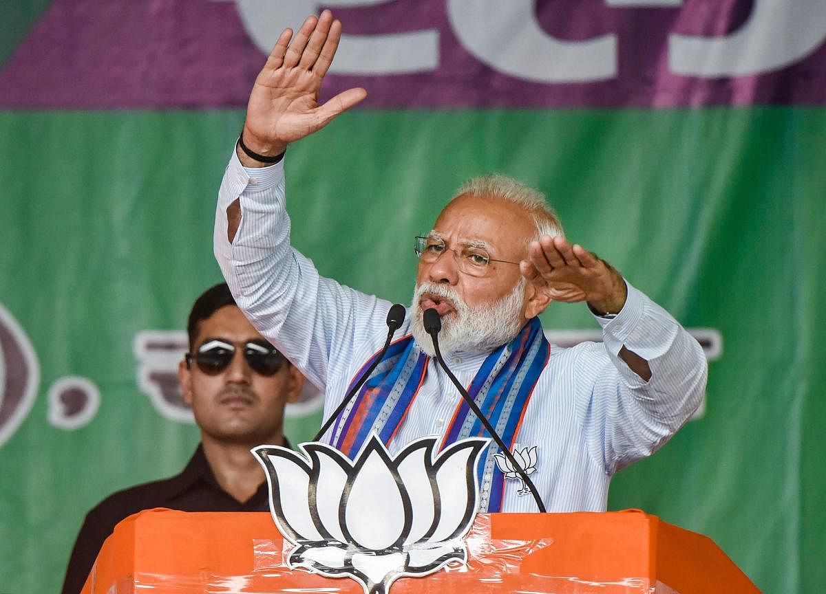 Modi wants voters in the remaining seats to not just rate his performance, but to legitimise him. (PTI)