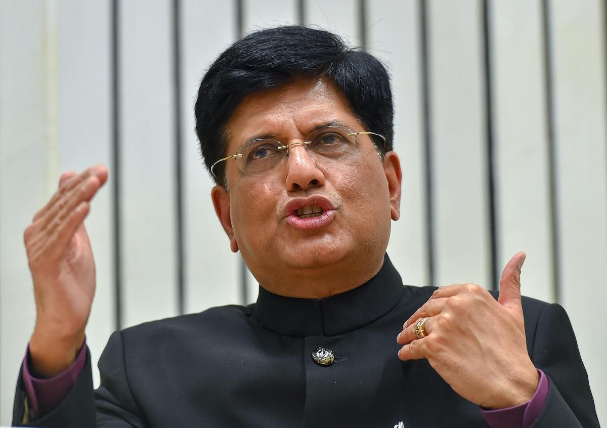 Goyal said he feels it will not be possible to implement this scheme as there is no data for income and salary levels and the Congress promise will "burst like a balloon". (PTI File Photo)