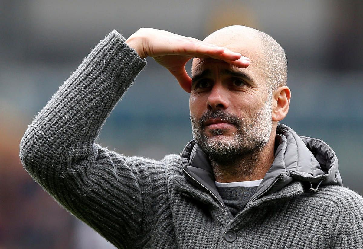 Pep Guardiola. Reuters