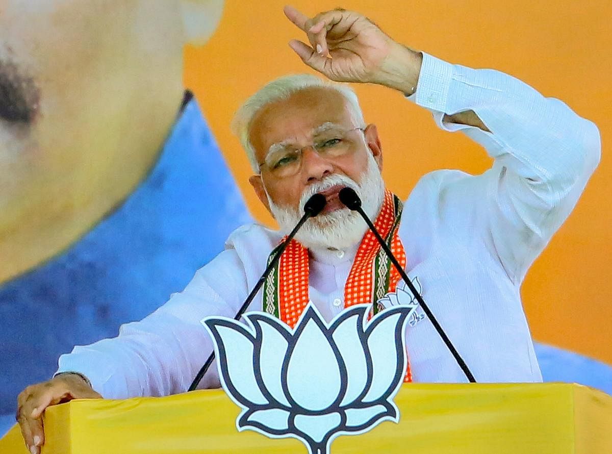 Modi also criticised Banerjee for not hailing the designation of Masood Azhar as a "global terrorist" by the UN as she is "afraid that it might affect her vote bank politics". PTI File photo