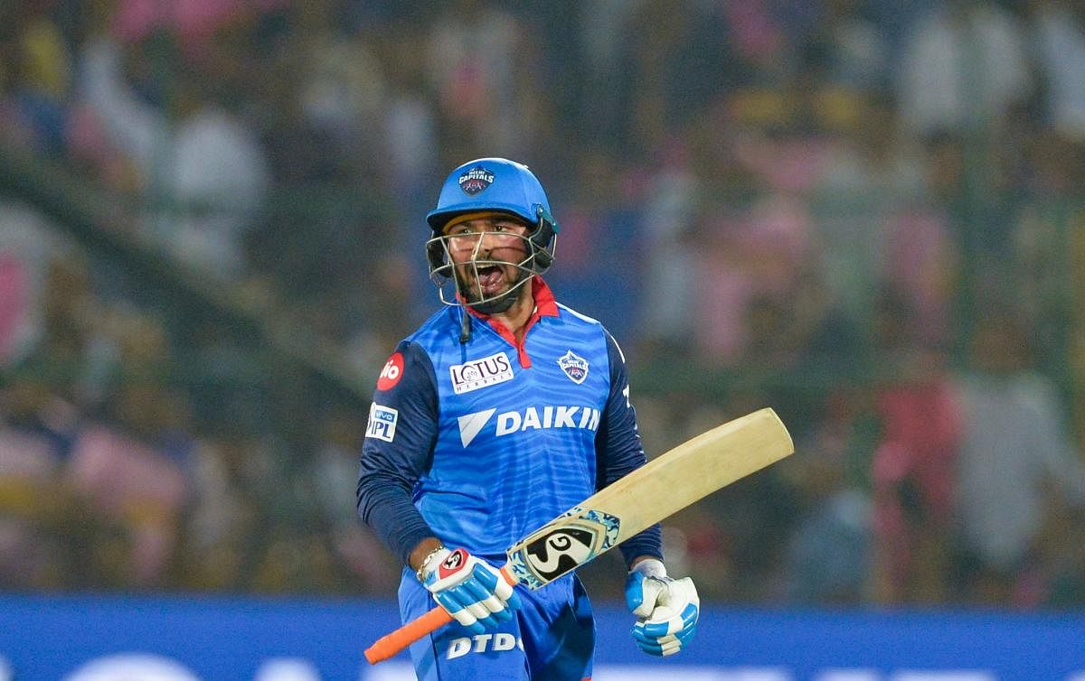 Delhi Capitals' Rishabh Pant will be the man to watch when they face Sunrisers Hyderabad in the IPL Eliminator on Wednesday. AFP