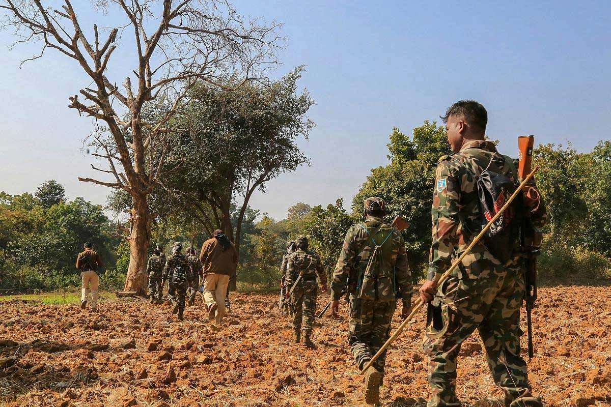 Two Naxals, including a woman, were killed in an encounter with security forces in Chhattisgarh's Dantewada district on Wednesday morning, police said. PTI file photo for representation only