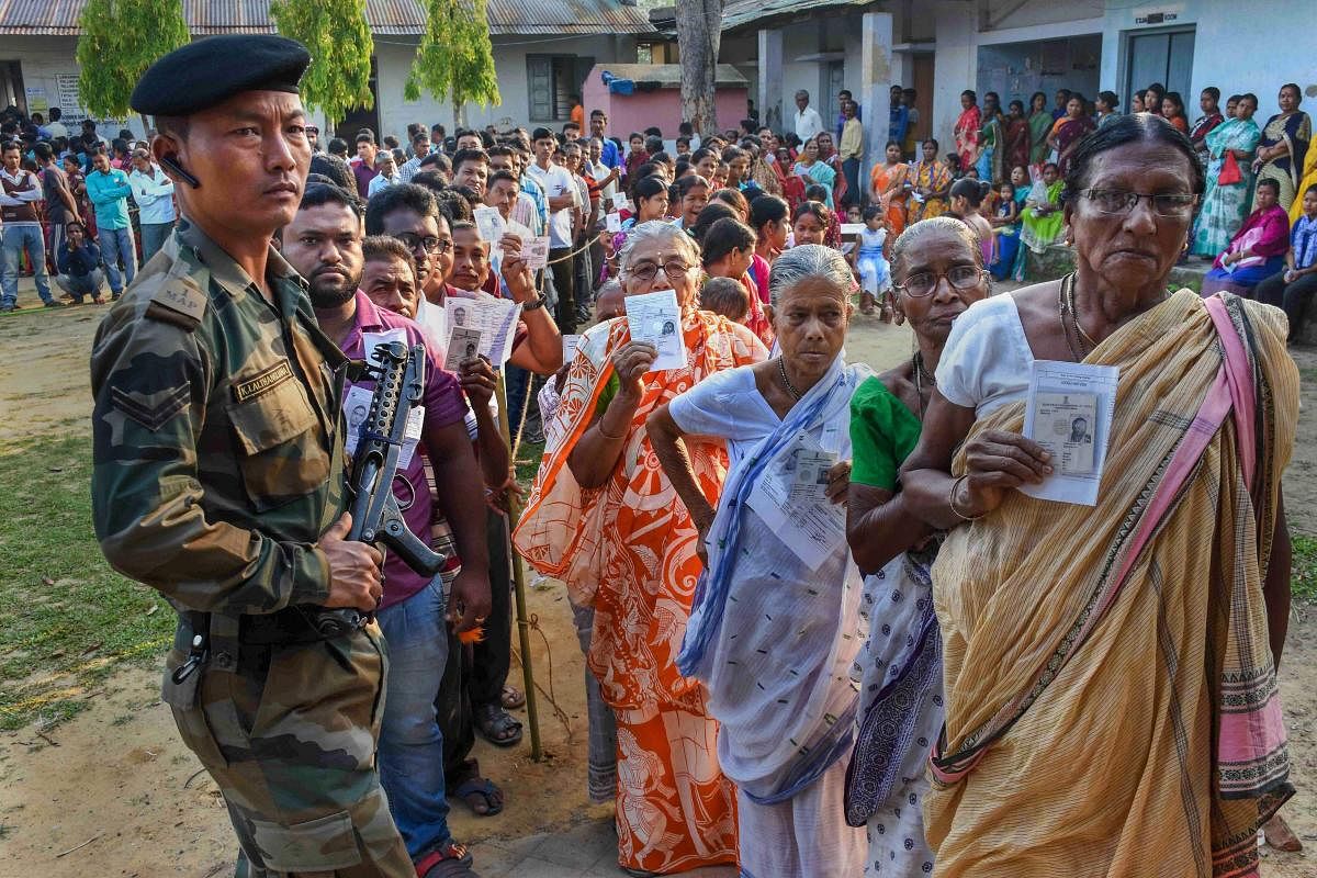 The Election Commission has ordered a repoll at 168 polling stations out of 1,679 polling stations in West Tripura Lok Sabha constituency, an election official said on Wednesday. PTI file photo