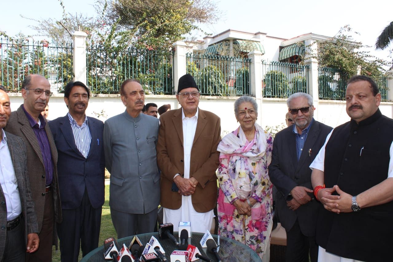 After hectic deliberations, the Congress and the regional National Conference (NC) on Wednesday announced a seat-sharing pact for the four Lok Sabha seats in Jammu and Kashmir but will have “friendly fights” in two places - Baramulla and Anantnag. DH photo