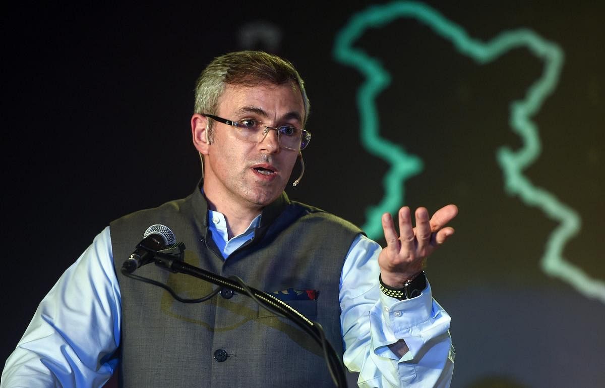 The former chief minister of Jammu and Kashmir and National Conference (NC) leader Omar Abdullah. PTI file photo