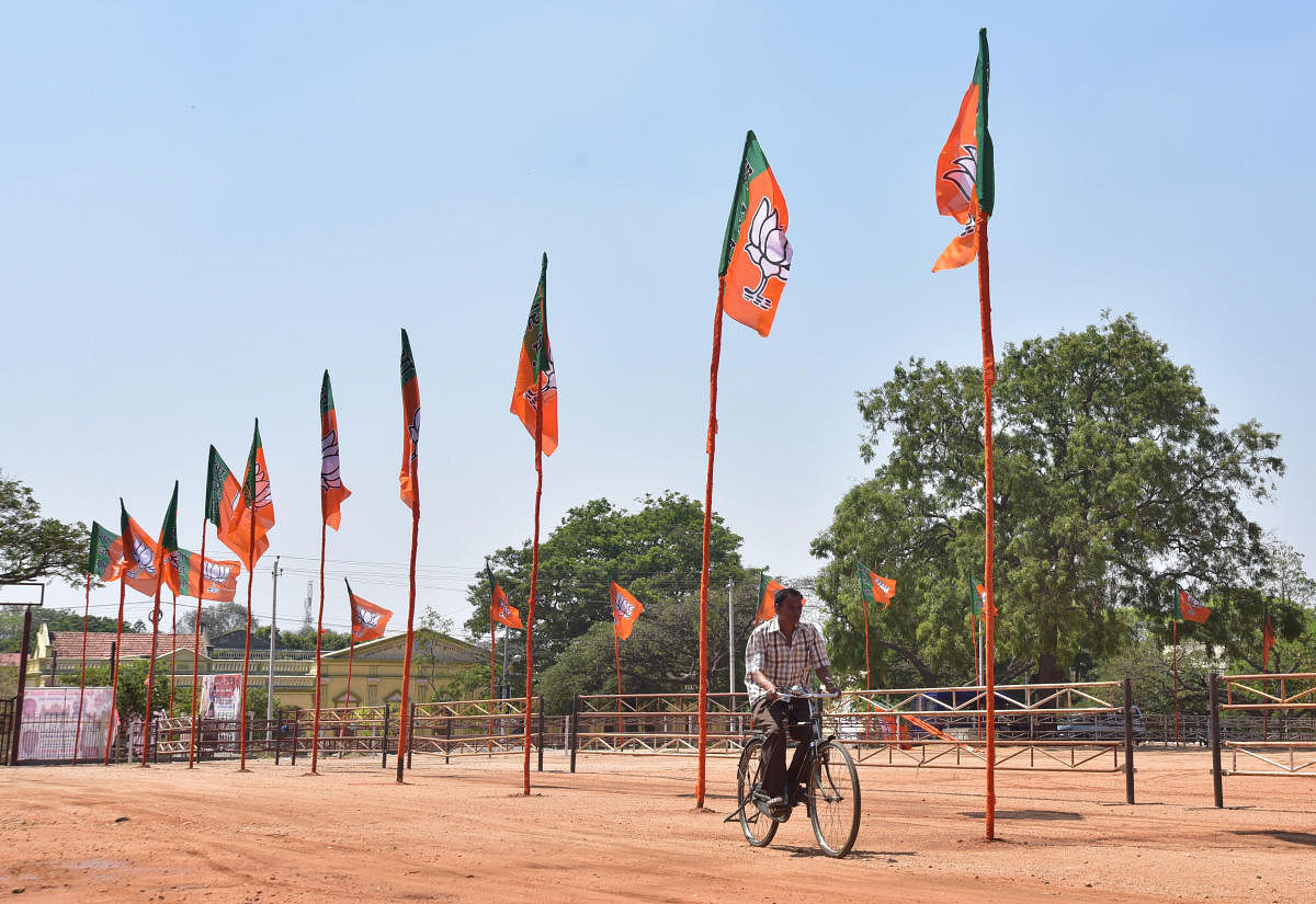 The shift towards the BJP has become more pronounced in the past two years. (DH File Photo. For representation purpose)