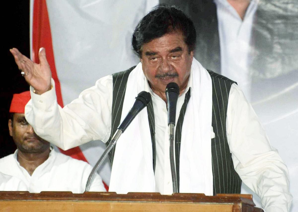 Actor-turned-politician Shatrughan Sinha. (PTI Photo)