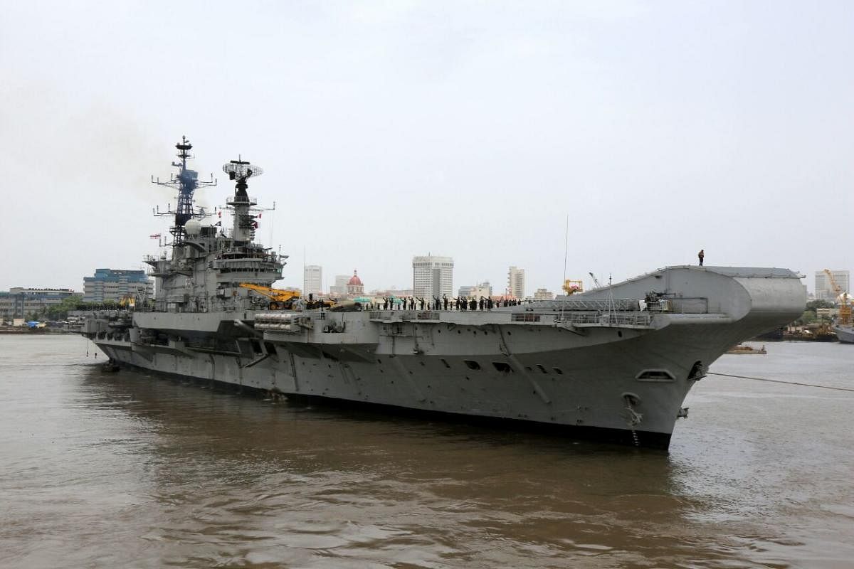 Addressing an election rally on Wednesday, Modi said the former prime minister used INS Viraat as a private taxi and his in-laws were onboard the aircraft carrier. (DH File Photo)